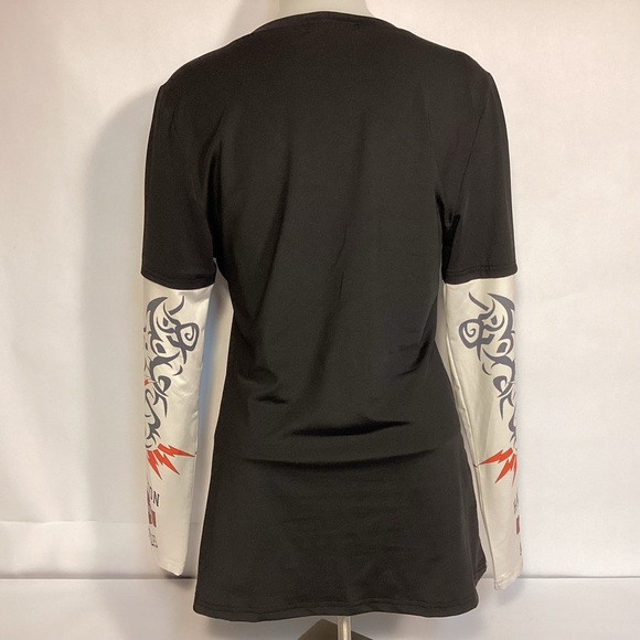 MISSLOOK Harley-Davidson graphic long sleeve Tee womens size medium - Picture 4 of 7